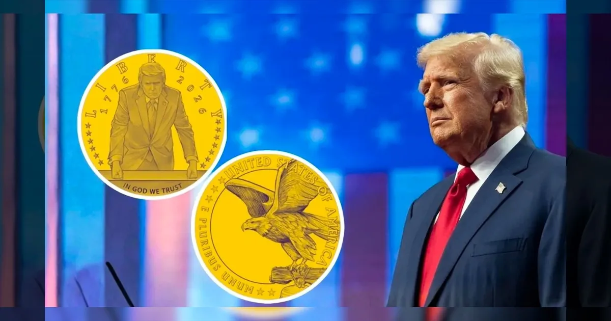 என்னது..!! தங்க நாணயத்தில் டிரம்ப் உருவமா..?? தீவிரம் காட்டும் அமெரிக்க அரசு.. வெடித்தது புதிய சர்ச்சை..!! 