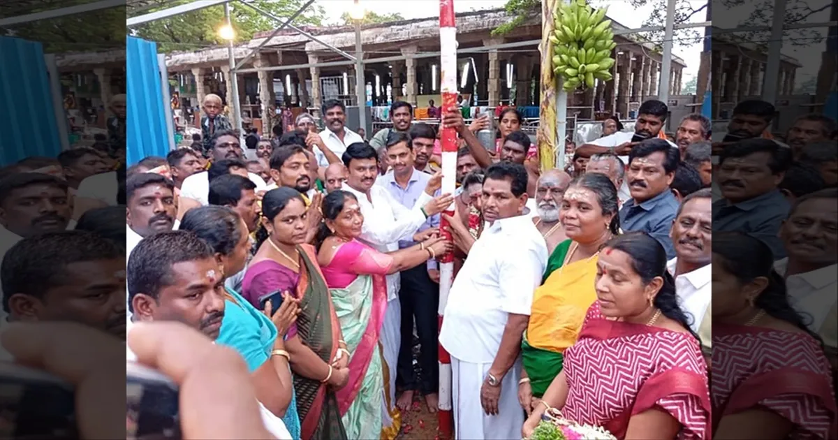 திருச்செந்தூர் முருகனுக்கு அரோகரா..! 16 ஆண்டுகளுக்கு பிறகு குடமுழுக்கு.. முகூர்த்த பந்தக்கால் நடப்பட்டது..!