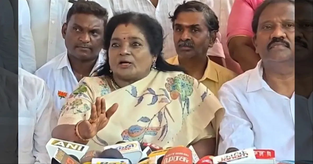 சினிமாவில் கதை வசனம் எழுதலாம், ஆட்சியில் எழுதலாமா? முதல்வர் விஜயை விளாசிய தமிழிசை சௌந்தர்ராஜன்!