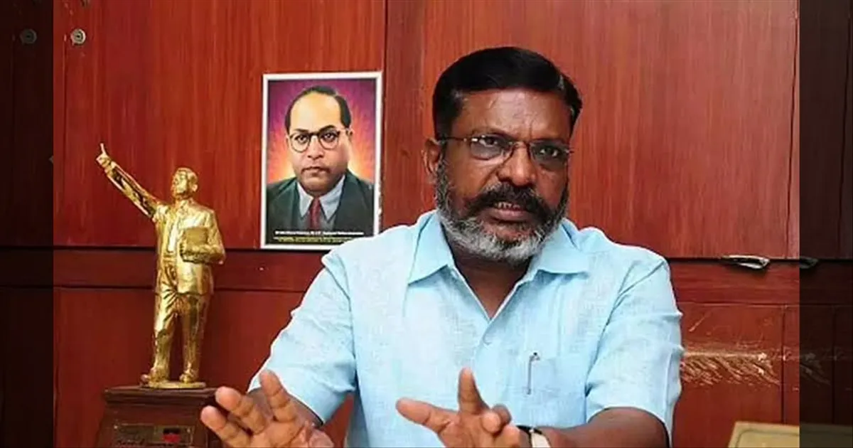 மதவாத அரசியலுக்கு முருகன் மயங்க மாட்டார்...பாஜக மீது திருமா தாக்கு.