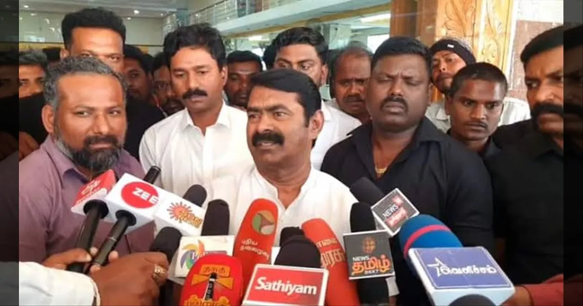 முருகனுக்கே தமிழ் இல்லையா... எல்லாம் வரலாற்று கொடுமை! கொதித்தெழுந்த சீமான்