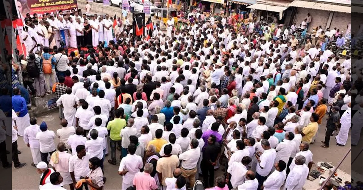 அஜித் கஸ்டடி மரணம்... வீரியமெடுக்கும் பிரச்சனை... அதிமுக - பாஜக மாபெரும் கண்டன ஆர்ப்பாட்டம்! 