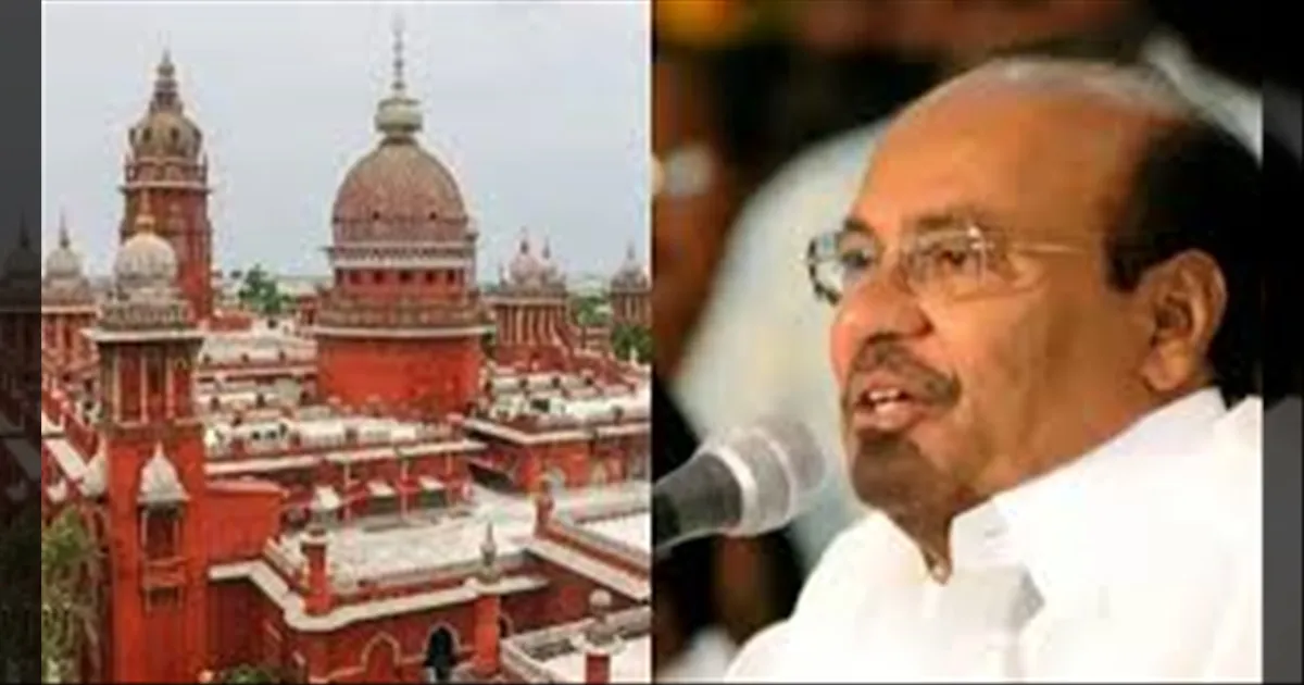 Ramadoss petition - madras High court 