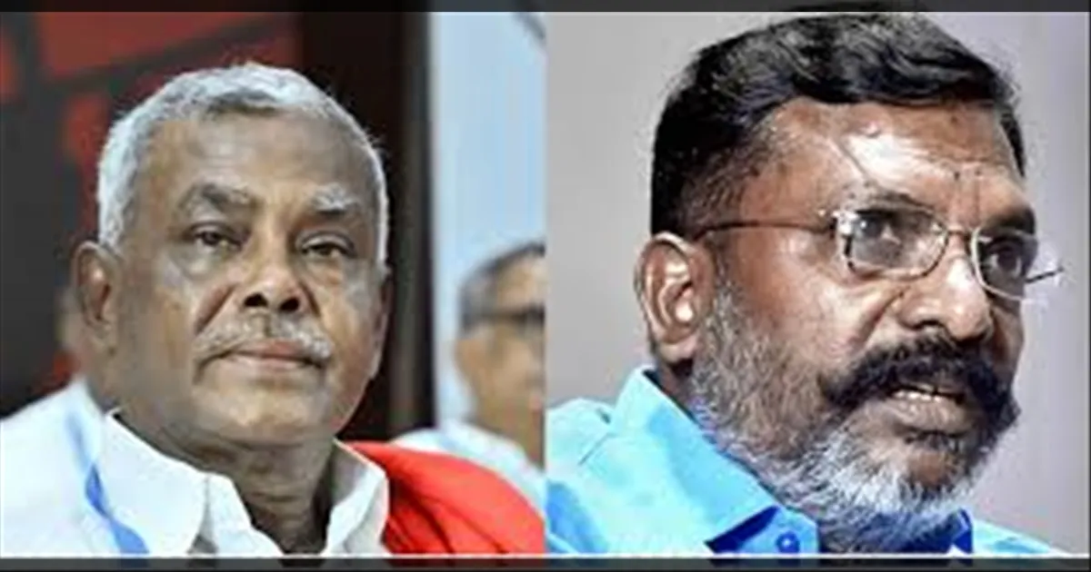 திருமாவின் பேச்சு சரியல்ல… சிபிஎம் மாநிலச் செயலாளர் சண்முகம் கடும் எதிர்ப்பு 