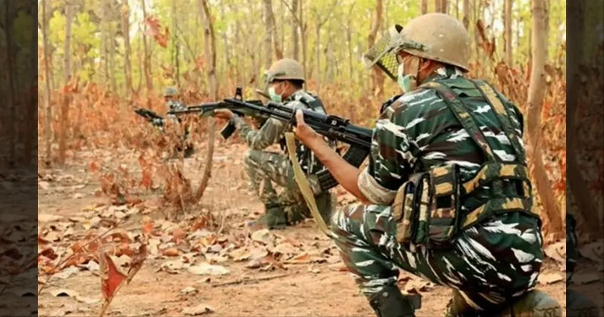 தீவிர தேடுதல் வேட்டை! தலைக்கு 10 லட்சம் அறிவிக்கப்பட்ட மாவோயிஸ்டு சுட்டு கொலை...