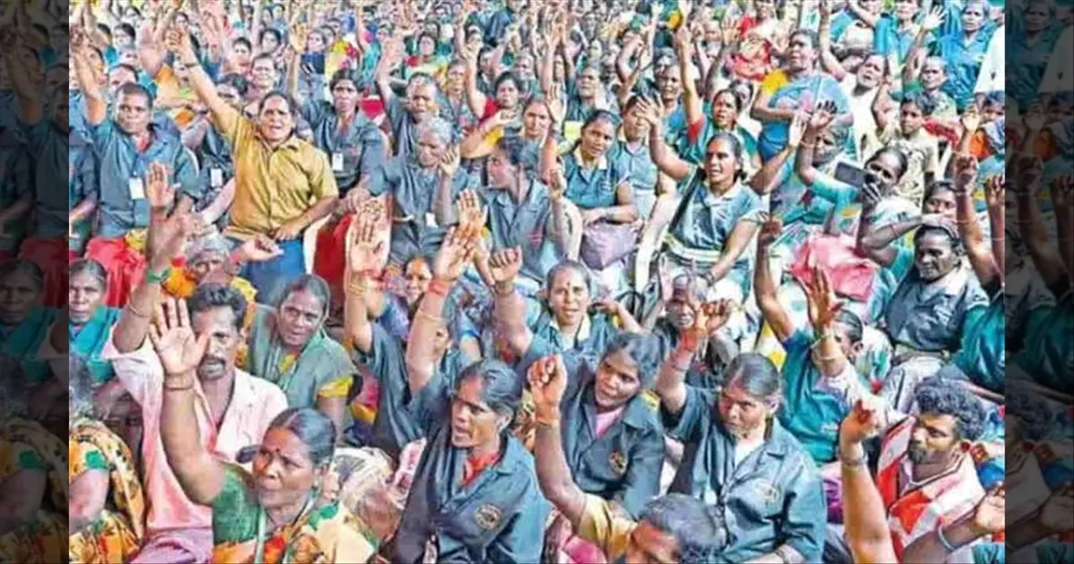 பழையபடி வேலை வேணும்... எங்களால முடியல.! தூய்மை பணியாளர்கள் உண்ணாவிரதம்... !