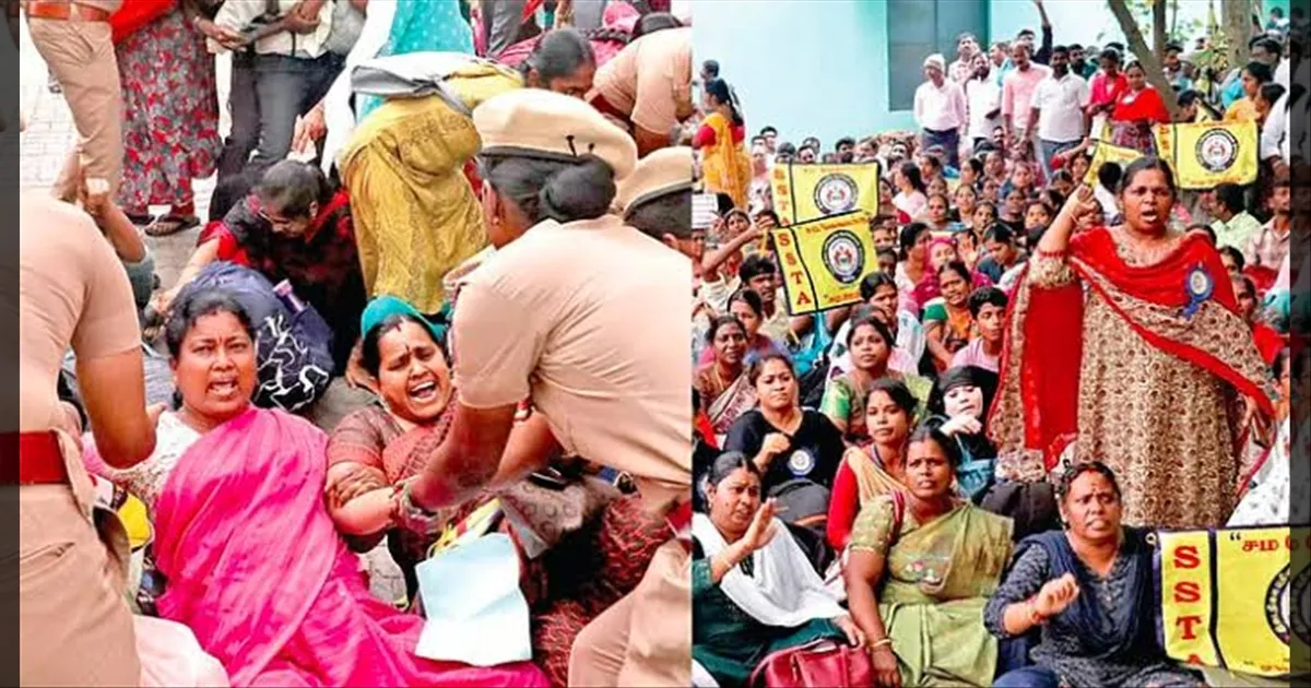 எங்களுக்கு என்ன புத்தாண்டு? ஓயமாட்டோம்... 8வது நாளாக போராட்டத்தை தொடரும் ஆசிரியர்கள்...!