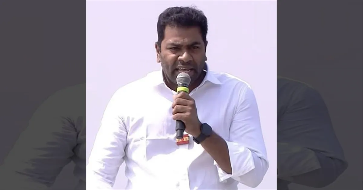 பெண்களை இழிவு படுத்துவீங்களா.? திருமாவிடம் ஆ.ராசா மன்னிப்பு கேட்கணும்..! அமைச்சர் ஆதவ் ஆவேசம்..!