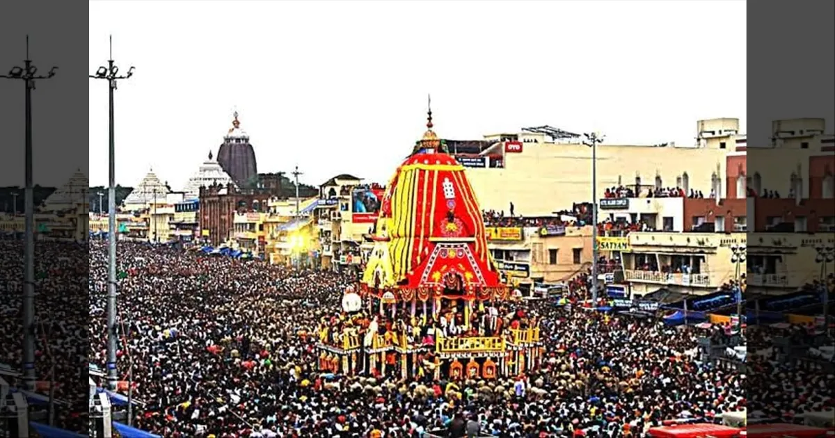 பூரி ஜெகன்நாத் கோவில் தேரோட்டத்தில் கூட்ட நெரிசல்..! திணறிய மக்கள்..! உயிரிழப்பு ஏற்பட்டதாக தகவல்..!!