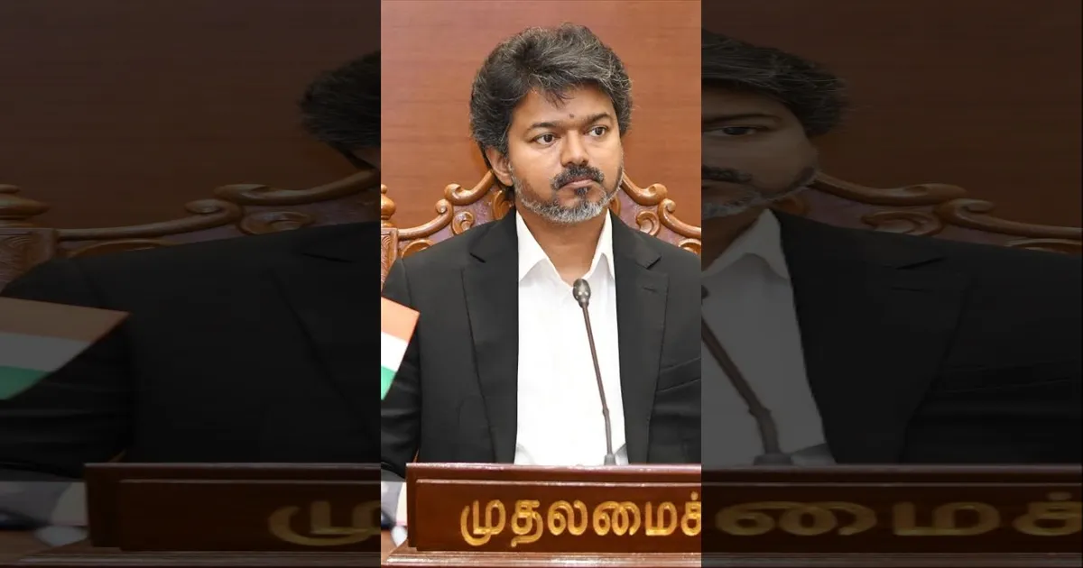 முதல்வர் விஜயை சந்தித்த மாணிக்கம் தாகூர்..! நாடாளுமன்ற நிலை குழு கூட்டம்... தீவிர ஆலோசனை..!!