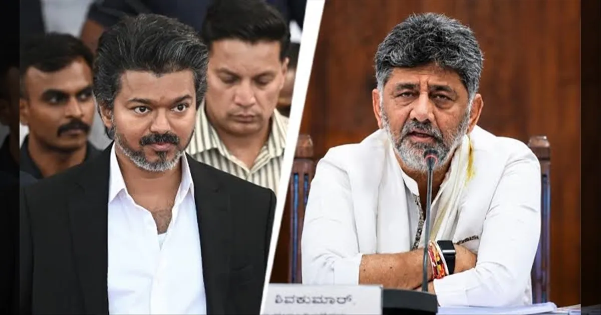 சென்னை வரும் டி.கே. எஸ்..! முதல்வர் விஜய்யுடன் பேச்சு நடத்துவாரா? சூடுபிடிக்கும் காவிரி அரசியல்.!!