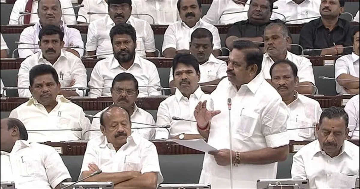 10.5% இடஒதுக்கீடு பிரச்சனை..! திமுக மீது எடப்பாடி பழனிச்சாமி சரமாரி குற்றச்சாட்டு.! பேரவையில் பரபரப்பு.!