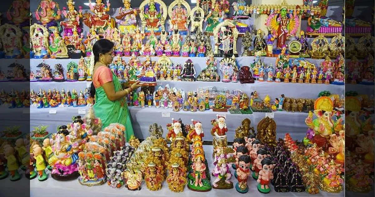 கொலுவுக்கு ரெடியா மக்களே..! ரகரகமாக பொம்மைகள்... அமோக விற்பனை..!!