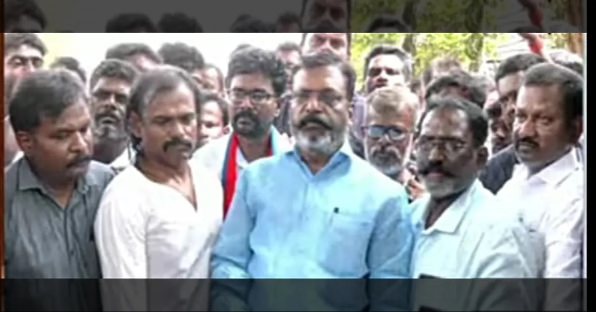 அஜித்குமார் கொலை அரச பயங்கரவாதம்.. திருமாவளவன் காட்டம்..! 