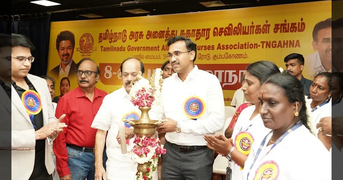 2,500 தற்காலிக செவிலியர்கள் பணி நிரந்தரம்: 3 வாரங்களில் அரசாணை என அமைச்சர் அருண்ராஜ் அறிவிப்பு!   