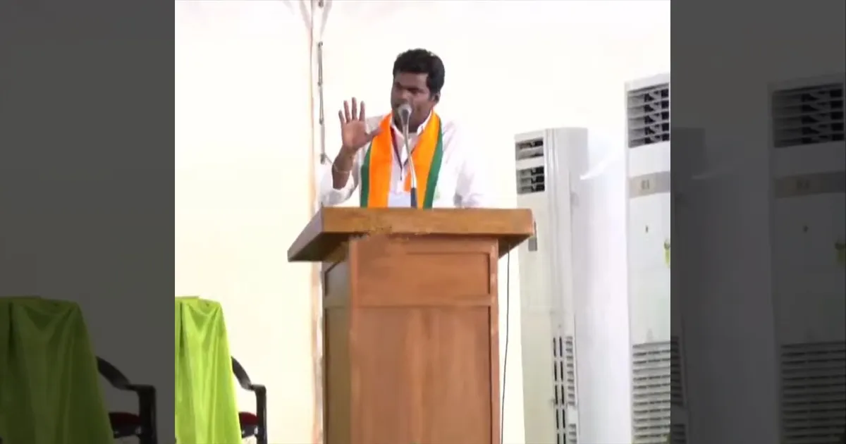 திமுகவை விரட்டுவதே ஒற்றை இலக்கு..! அண்ணாமலை அனல் தெறிக்கும் பேச்சு..!