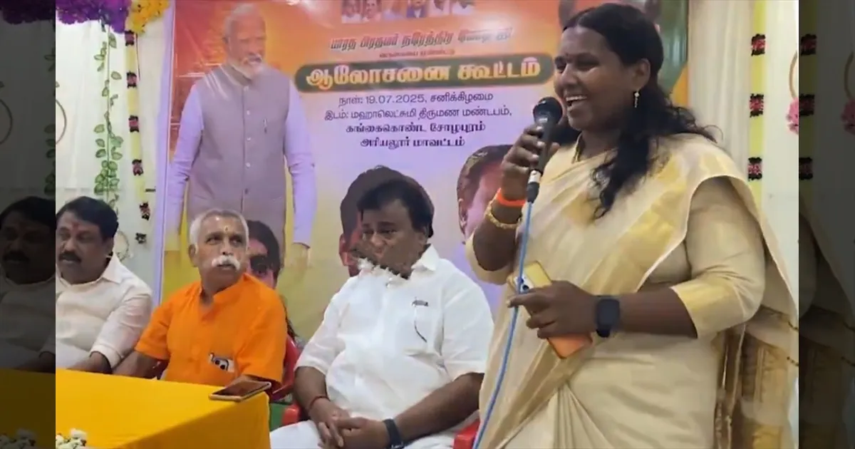 வருங்கால துணை முதல்வரே! நிர்வாகியின் பேச்சால் அதிர்ச்சியான நயினார்...