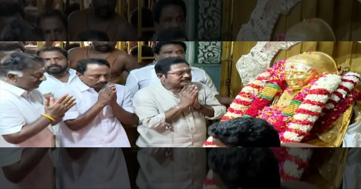 ட்விஸ்ட் மேல ட்விஸ்ட்... தேவர் நினைவிடத்தில் ஓபிஎஸ், டிடிவி, செங்கோட்டையன் இணைந்து மரியாதை...!