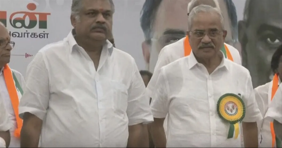 அரசியல் திருப்புமுனை... தமாகா- உடன் சங்கமித்தது காமராஜர் மக்கள் கட்சி... கைக்கோர்த்த தமிழருவி மணியன்...!