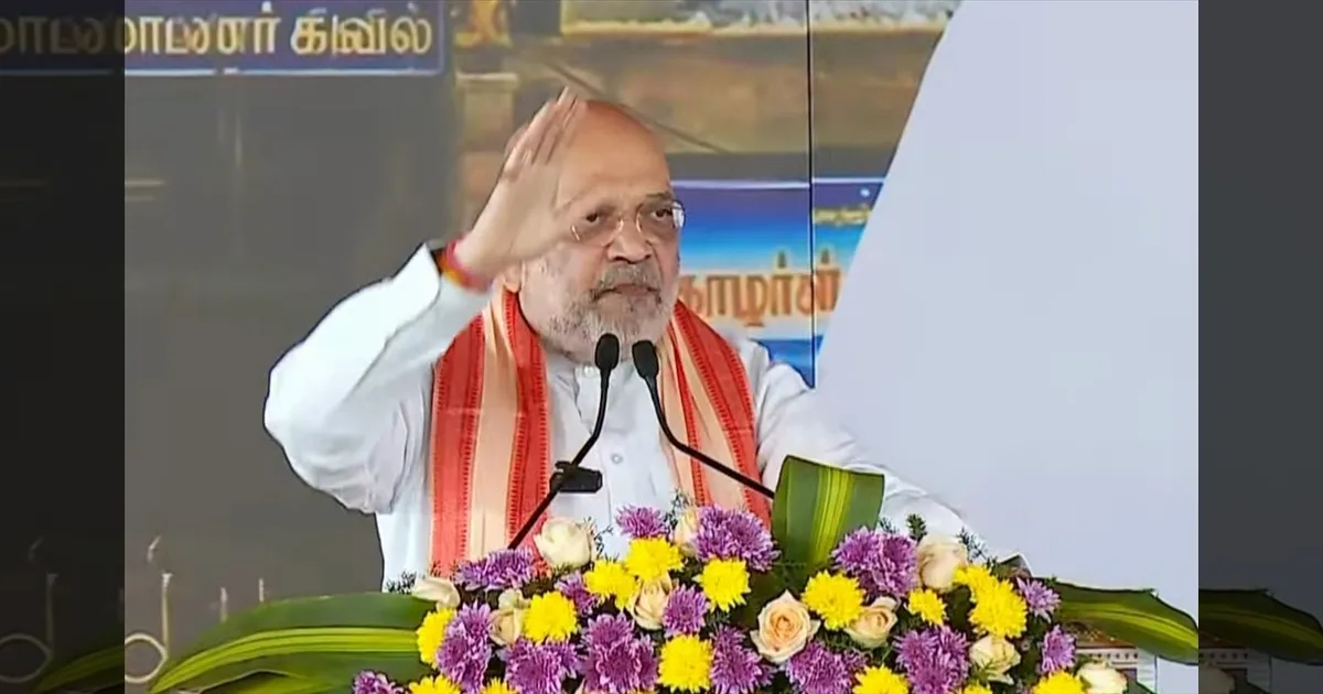 அப்படியா சொன்னேன்? நாராயண சாமியா... ரங்கசாமியா? கன்பியூஸ் ஆன மொழிபெயர்ப்பாளர்..  டென்ஷனான அமித்ஷா..! 