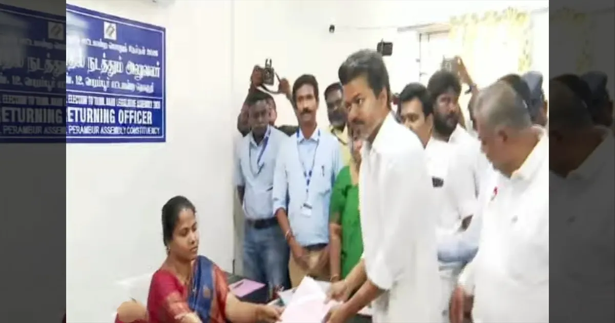 #BREAKING: விசில் போடு..! HOTSPOT- ஆன பெரம்பூர்… தவெக தலைவர் விஜய் வேட்பு மனுத் தாக்கல்…! 