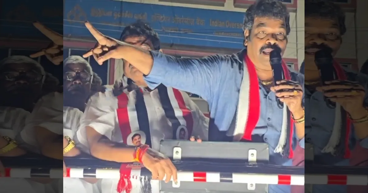 திமுகவை DIVORCE பண்ணனும்...! அதிமுக வேட்பாளரை ஆதரித்து ரவிமரியா வாக்குச் சேகரிப்பு..!