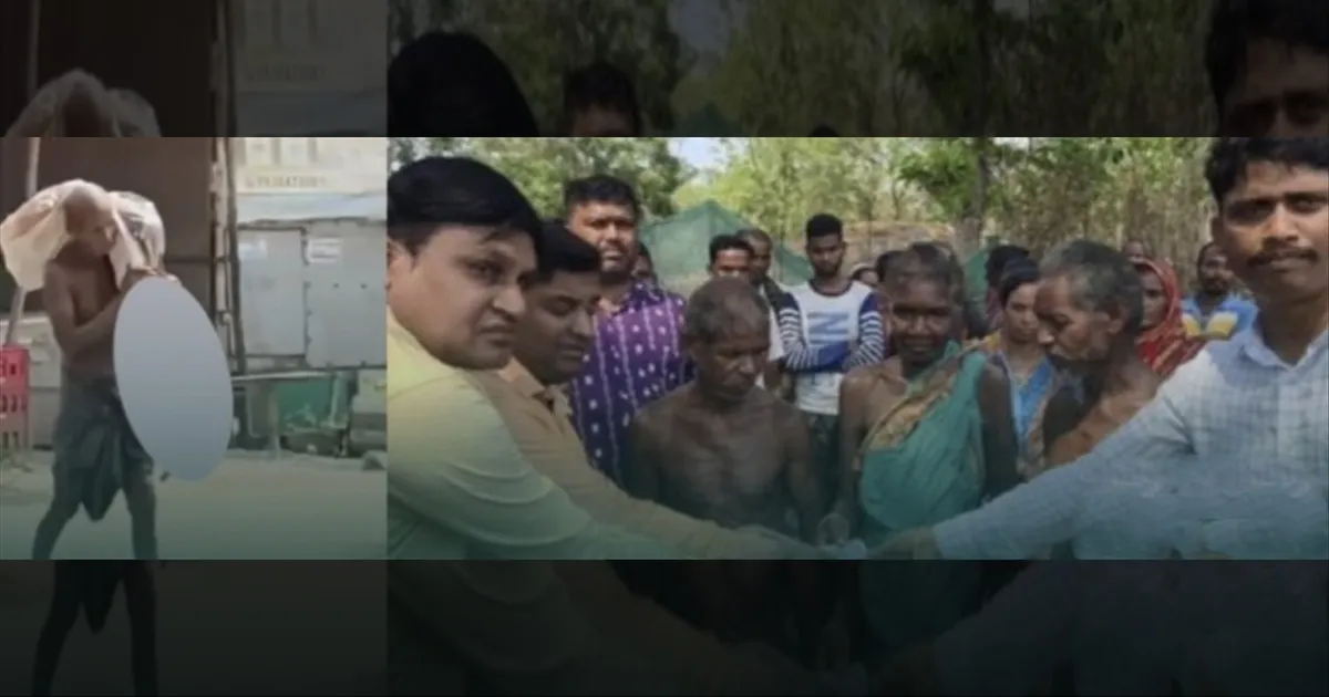 சகோதரியின் எலும்புக்கூட்டை தூக்கி வந்த நபர்..! பணத்தோடு நிதி உதவியும் வழங்கிய மாவட்ட நிர்வாகம்..!!