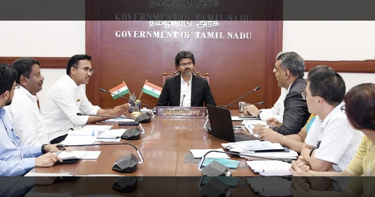 சுகாதாரத்துறை சவால்கள்..? CM விஜய் தலைமையில் அதிகாரிகள் முக்கிய ஆலோசனை! 