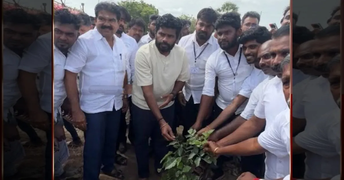 வைகை ஆற்றை சுத்தப்படுத்தும் WE THE LEADERS அமைப்பு..! 80 மரக்கன்றுகளை நடும் அண்ணாமலை..!