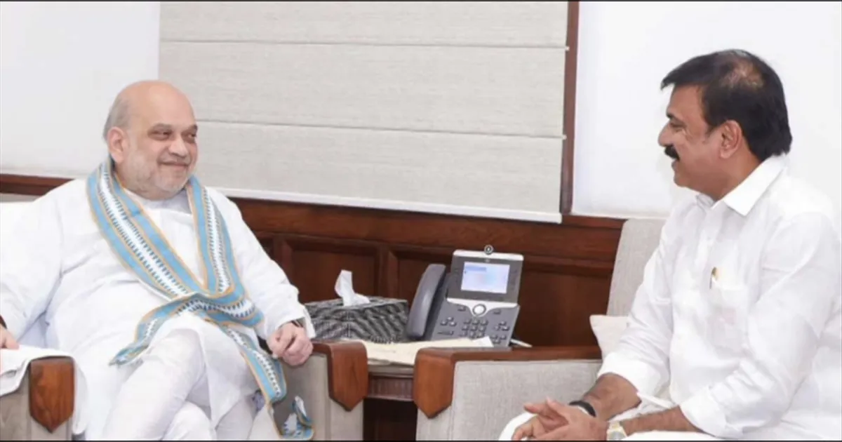 அமித்ஷா- சுதீஷ் திடீர் சந்திப்பு..! 