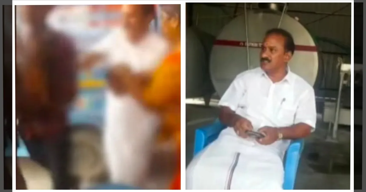 என்கிட்டேயே கேள்வி கெக்குறியா? ஆத்திரத்தில் நரிக்குறவர்களை தாக்கிய அதிமுக பிரமுகர்...