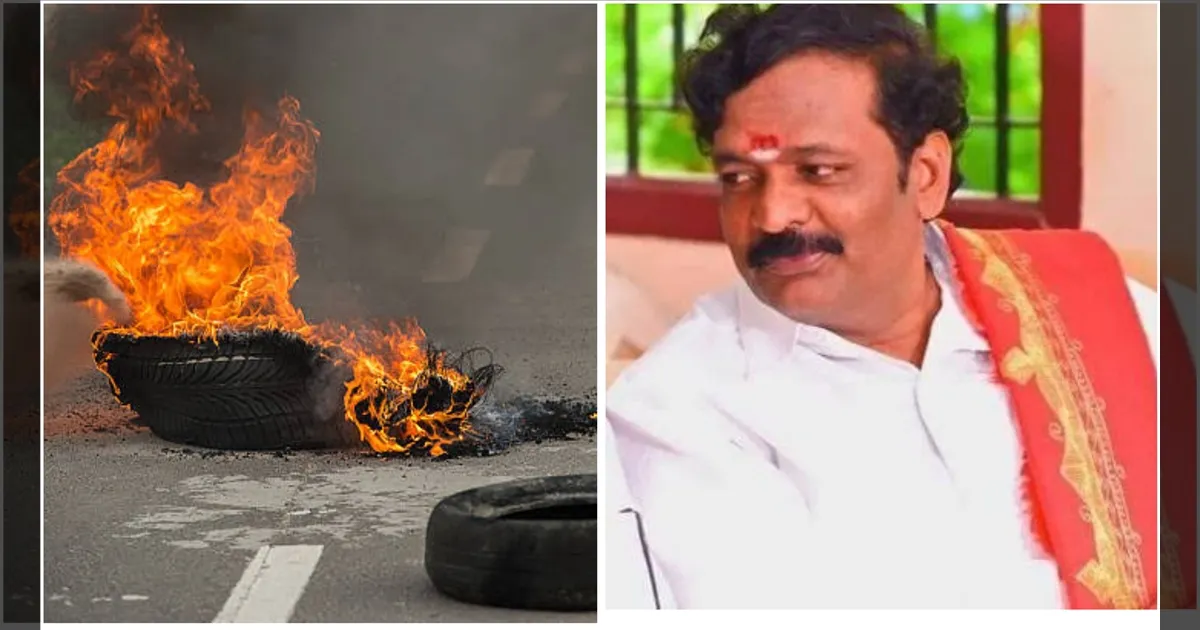 பெரும் பதற்றம்… ம.க ஸ்டாலின் மீதான கொலை முயற்சி! டயர்களை கொளுத்தி போராடும் பாமகவினர்