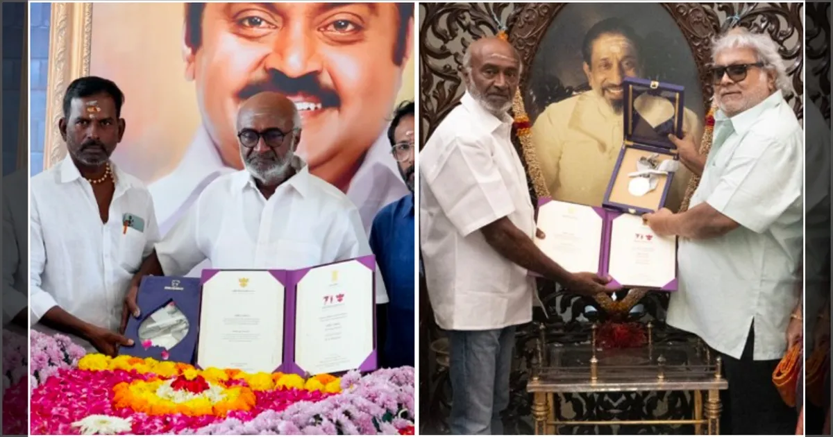 தேசிய விருதுடன்  நடிகர் எம்.எஸ்.பாஸ்கர் செய்த செயல்... ரசிகர்கள் நெகிழ்ச்சி...!