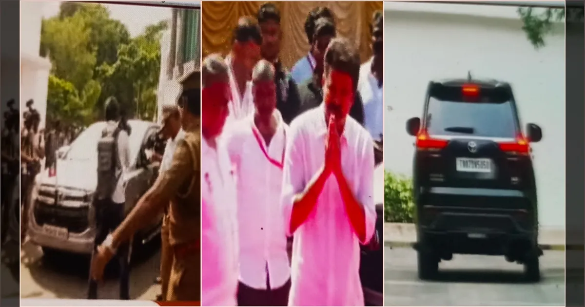 #BREAKING: சூடுபிடிக்கும் அரசியல் களம்..!! தவெக தலைவர் விஜயுடன் செங்கோட்டையன் சந்திப்பு..! 