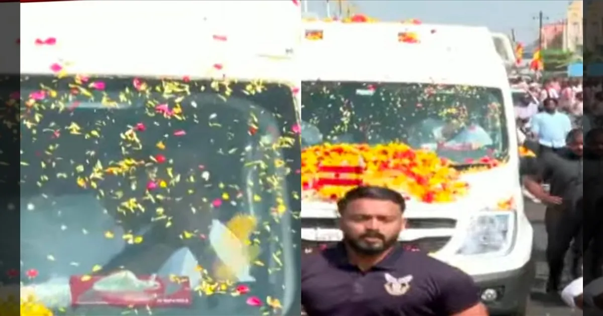 விஜய் அண்ணா WELCOME..!! திருச்சி TO தஞ்சை பயணம்... பூமழை பொழிந்து தொண்டர்கள் உற்சாகம்..!!