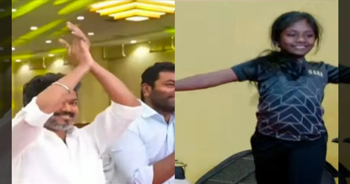 களைக்கட்டிய மகளிர் தின கொண்டாட்டம்... சிலம்பம் சுற்றி அசத்திய சிறுமி.. அசந்து போய் பாராட்டிய விஜய்..!!