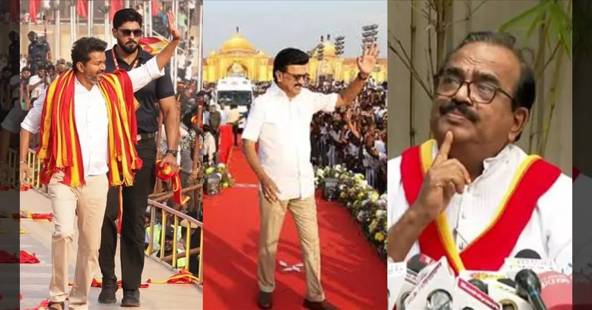 திமுகவின் COPY கலாச்சாரம்..!! TVK கொடி எடுத்தாலும் ஆச்சரியமில்ல... நாஞ்சில் சம்பத் விமர்சனம்..!!