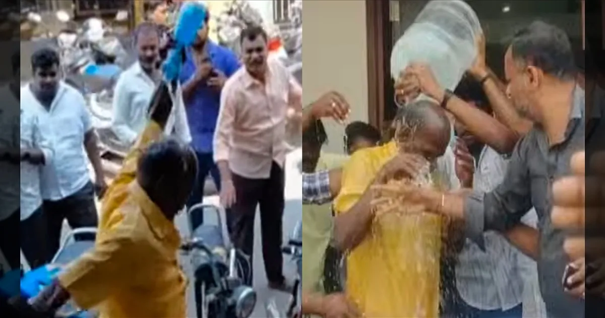 திருப்பத்தூரை தினகரனுக்கு தாரை வார்ப்பதா? அதிமுக தொண்டர் தீக்குளிக்க முயற்சி..! பரபரப்பு..!!