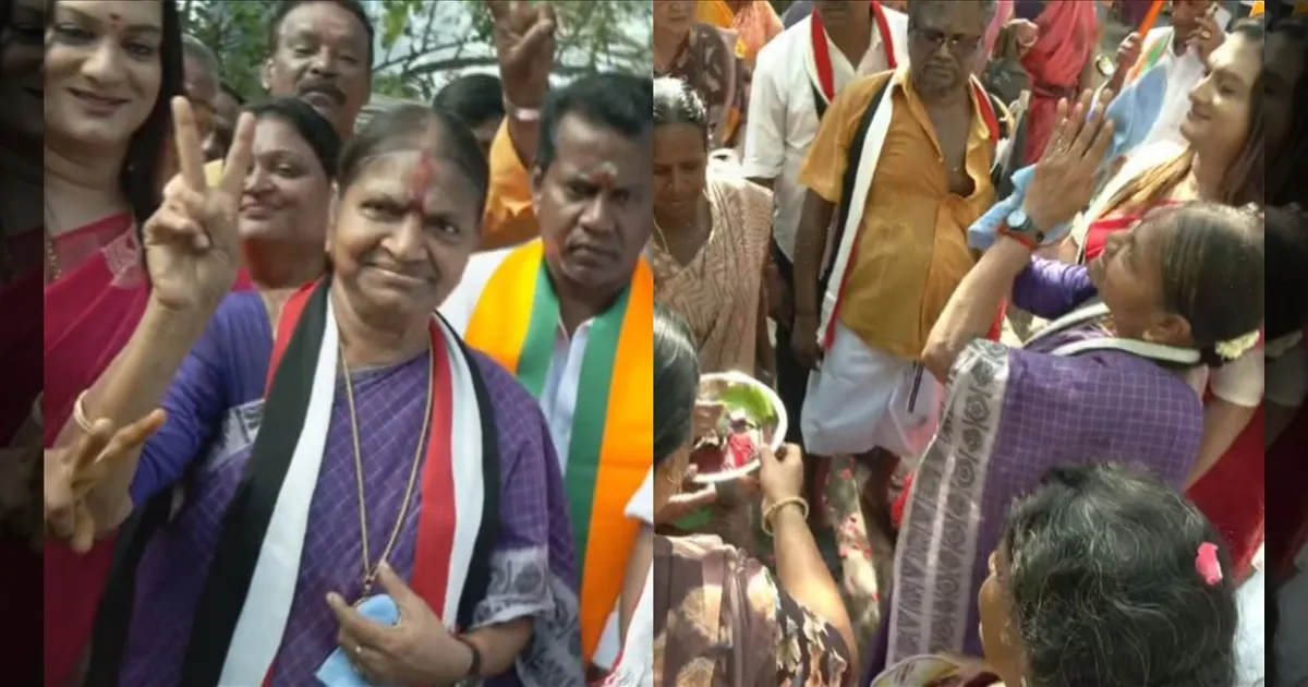 இந்த முறை இரட்டை இலை தான்..! ஆயிரம் விளக்கு தொகுதியில் வளர்மதி வாக்குச் சேகரிப்பு..!