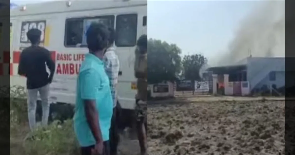 #BREAKING: வெடித்து சிதறிய பட்டாசு ஆலை..!! விருதுநகரில் நிகழ்ந்த கோர சம்பவம்..! 6 பேர் பலி..!