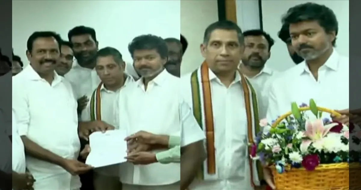 #BREAKING: விசிலோடு சேர்ந்த கை..! விஜயை சந்தித்து முழு ஆதரவை  கொடுத்த காங்கிரசார்..!!