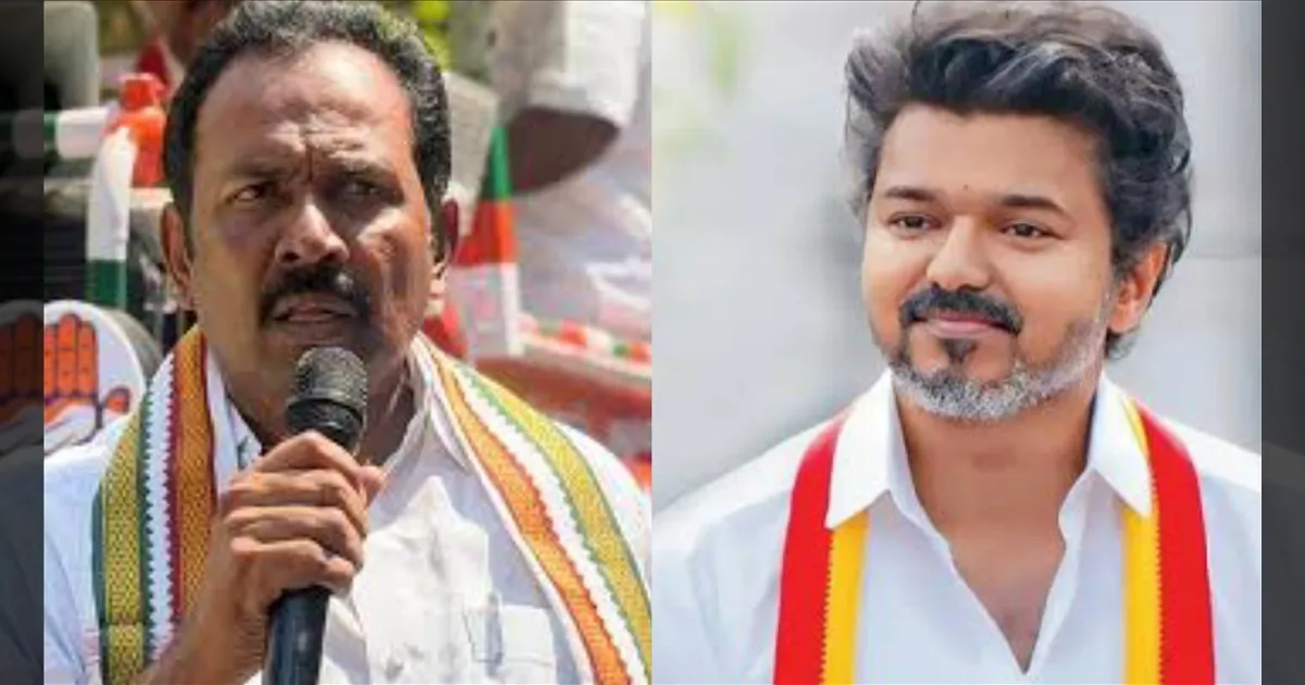 எதற்காக விஜய்க்கு ஆதரவு..? விமர்சனங்களை உடைத்த காங்கிரஸ் MLA ராஜேஷ்..!!