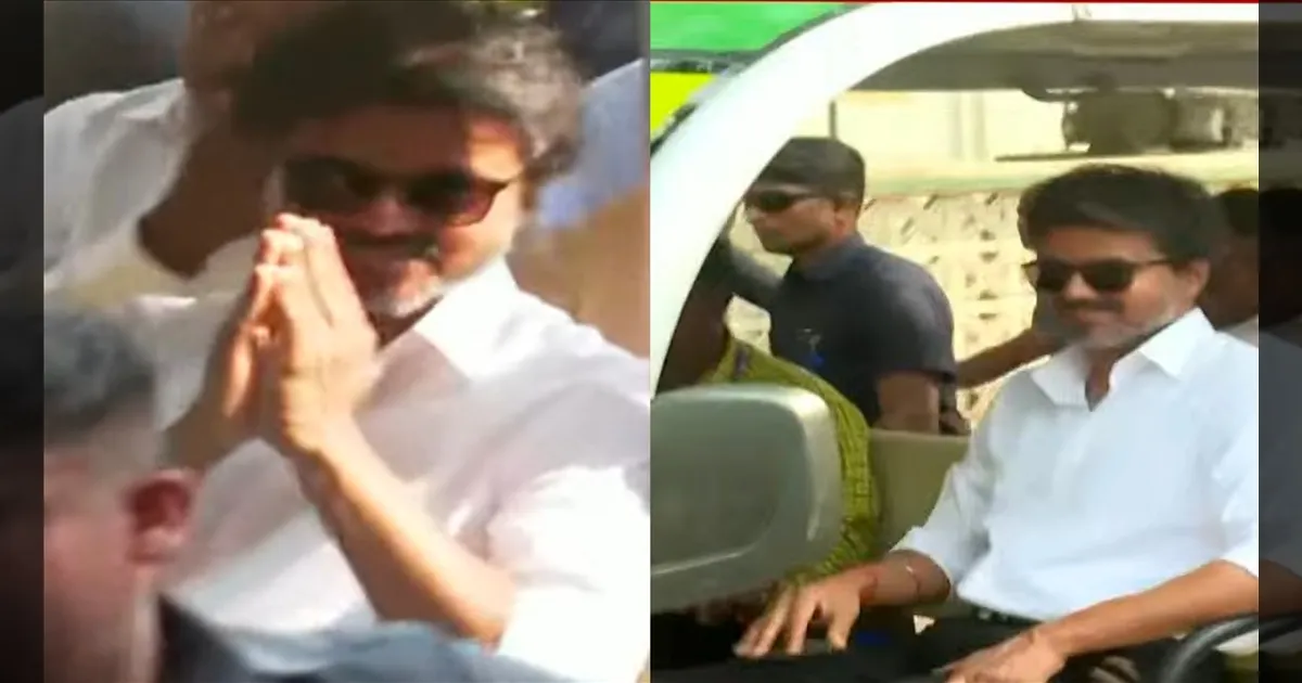 செக்ரட்டேரியட்டில் முதல்வர் விஜய் சர்ப்ரைஸ் விசிட்..! பேட்டரி காரில் சென்று ஆய்வு..!