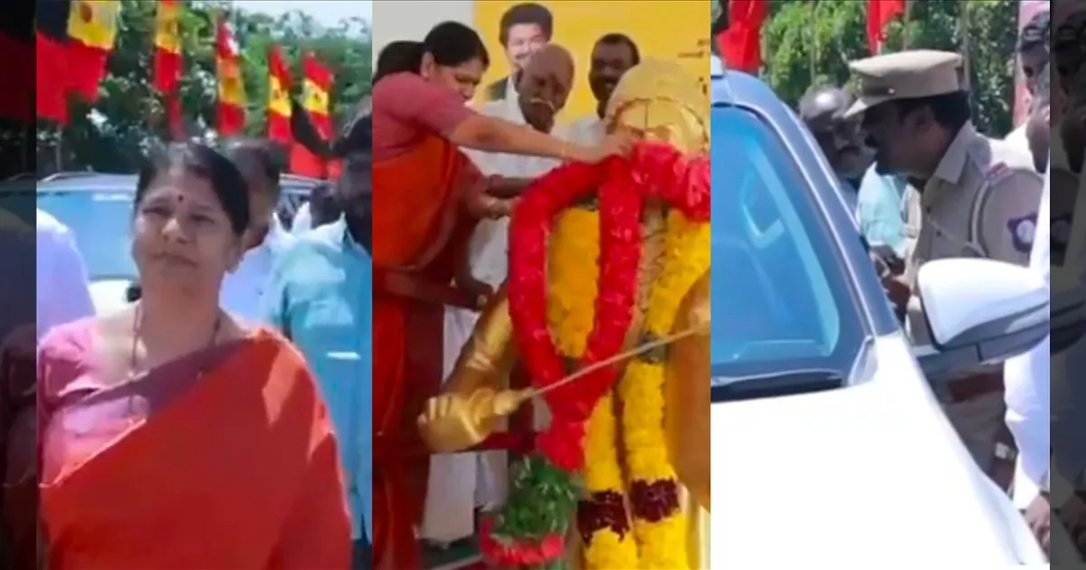 அழகு முத்துக்கோனுக்கு மரியாதை... MP கனிமொழியை தடுத்த போலீஸ்..! தூத்துக்குடியில் பரபரப்பு..! 
