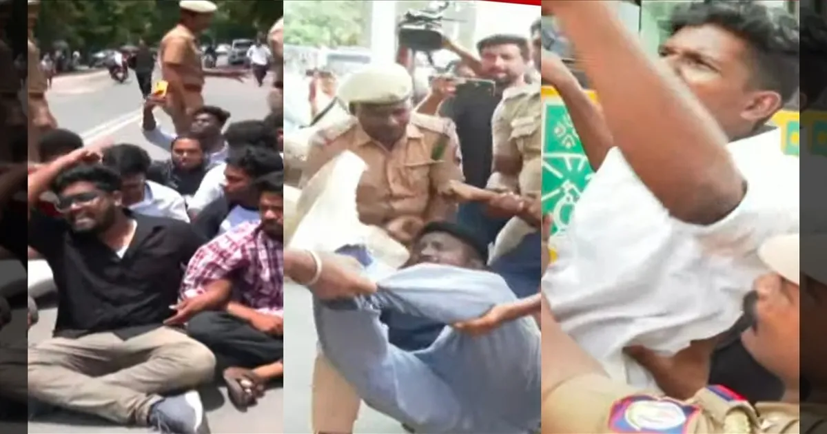 சென்னையிலும் வெடித்த போராட்டம்... அடக்குமுறைக்கு அஞ்சாத இளையோர் படை.. பெரும் பரபரப்பு..!