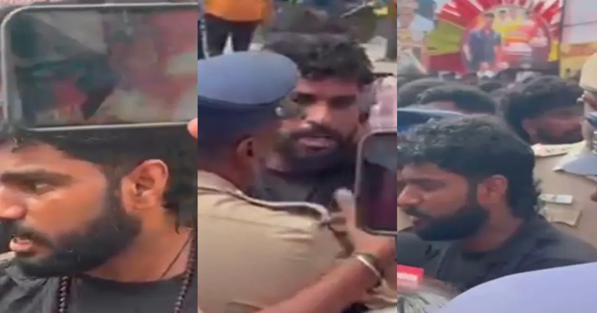 ரோகினி தியேட்டரில் பரபரப்பு... நீட்டை ஒழிக்கணும்... போராடிய இளைஞரை கைது செய்த போலீஸ்..!!