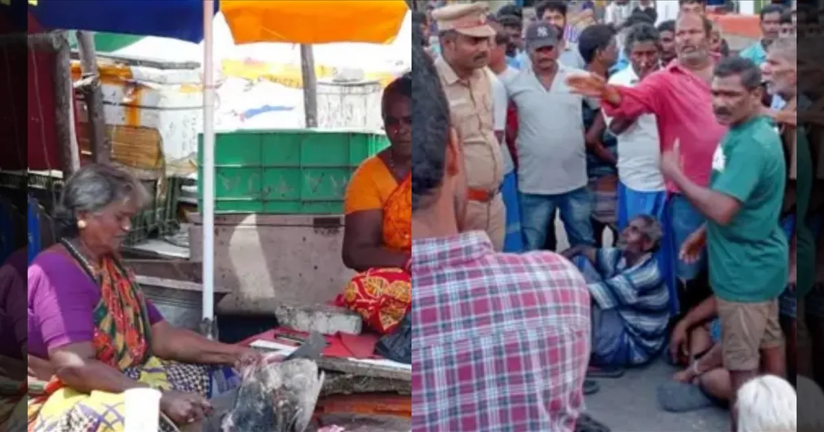 தமிழக அரசே..!! போராட்டத்தில் குதித்த நொச்சிக்குப்பம் மீனவர்கள்...! பரபரப்பு..!!