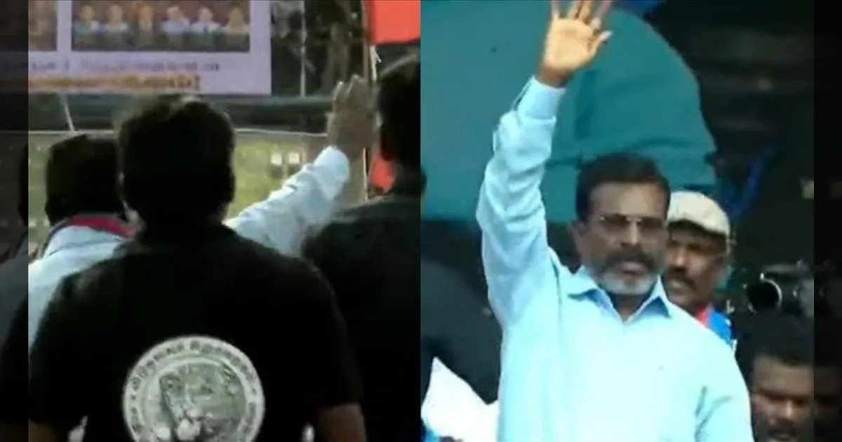 விசிக தமிழ்த் தேசிய எழுச்சி மாநாடு...  திருமாவளவன் ரேம்ப் வாக்... களைக்கட்டிய அரங்கம்..! 