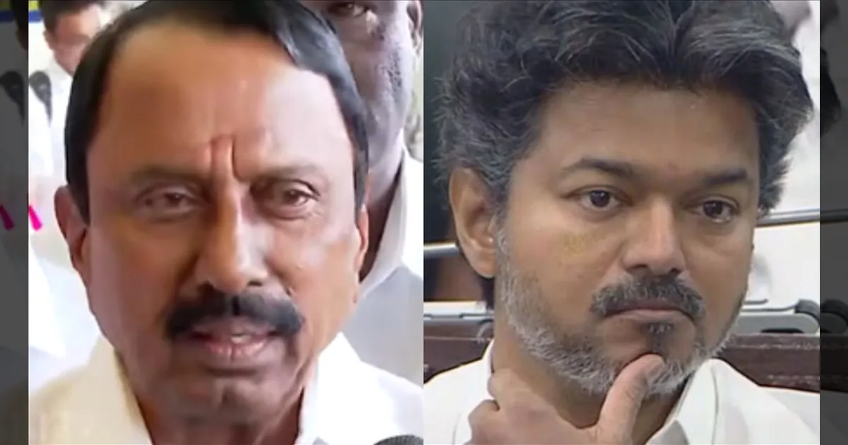 விஜய் தான் அடுத்த பிரதமரா.? என்னை மாட்டி விடாதீங்க..!!  நைசாக நழுவிய செங்கோட்டையன்..!