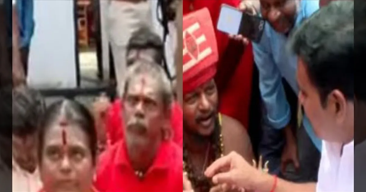 கோரிக்கை நிறைவேறுமா..? போராடும் தமிழ் ஓதுவார்கள்.. அமைச்சர் நிர்மல் குமார் பேச்சு வார்த்தை..!!